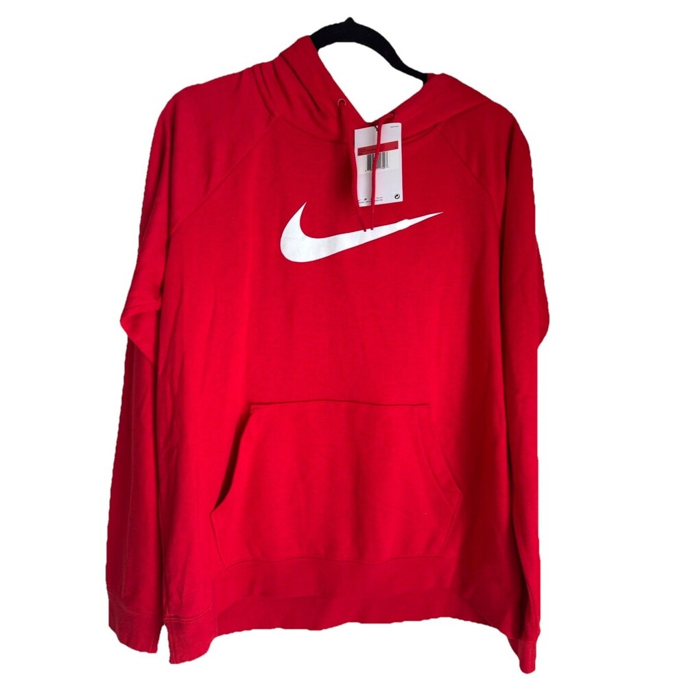 Nike Pullover Swoosh Hoodie Women’s Size L Red NWT NEW W31967